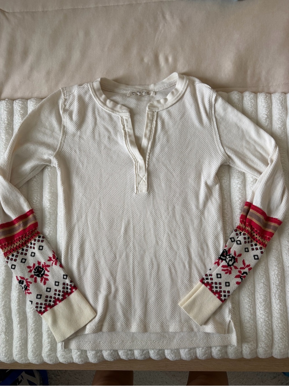 Free People | WE THE FREE Cream Thermal Henley
